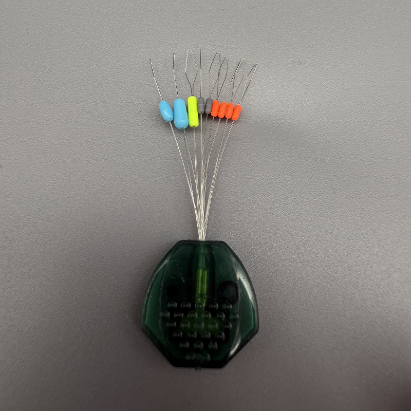 灰橙款小鲫鱼太空豆小小号小鱼硅胶主线太空豆定位挡豆钓鱼小配件 - 图3
