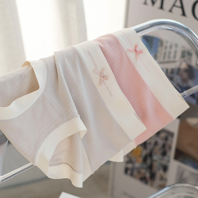 三条装 女士内裤莫代尔薄款透气三角裤抗菌档日系可爱少女短裤,淘宝优惠券,粉丝福利购,淘宝优惠卷