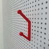 Round hole hole plate accessories storage clothes and hat hooks tie bag rack 16 25 26 30 hole distance