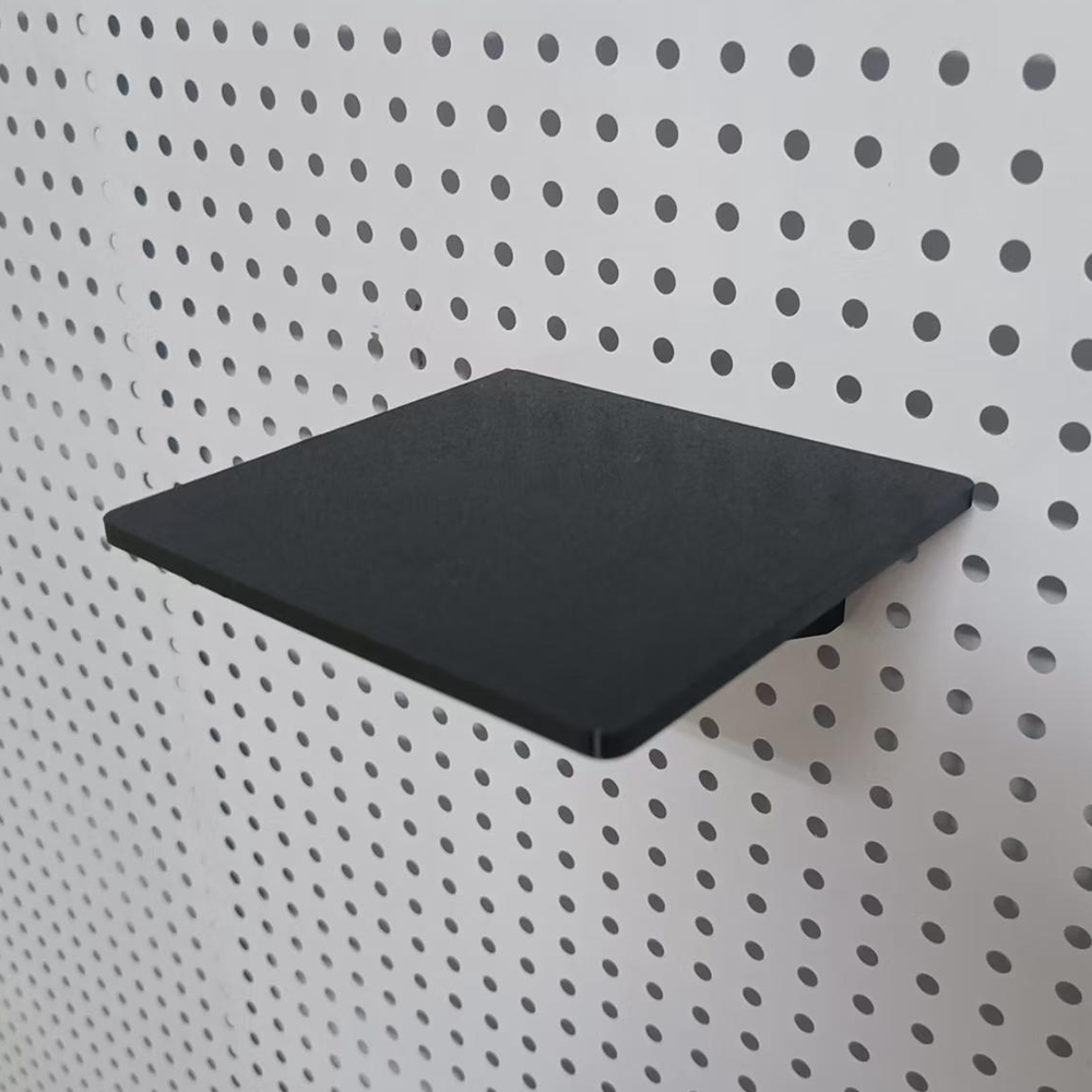 Round hole hole board accessories flat shelf tray partition rack wall hanging speaker storage wall platform layer board