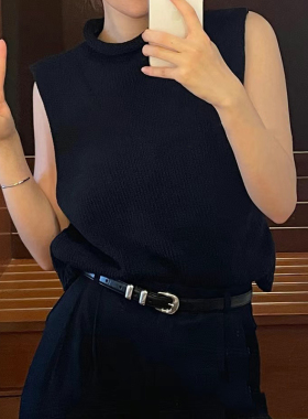 女士皮带头层牛皮细腰带百搭1.8