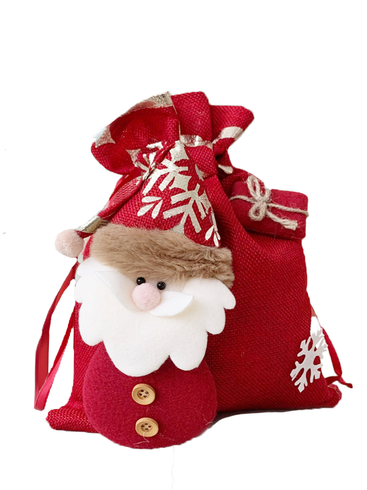 圣诞礼物袋平安夜平安果包装盒苹果礼盒礼品袋儿童糖果背包装饰品