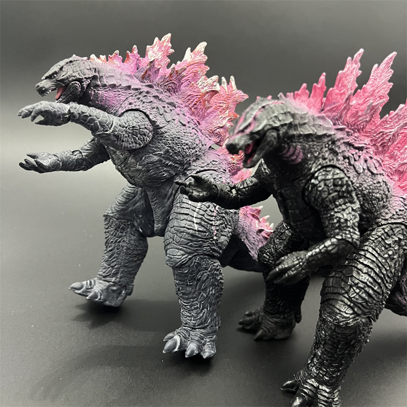 NECA2024哥斯拉大战金刚2帝国崛起粉色哥斯拉雪魔刀疤王可动手办-图1