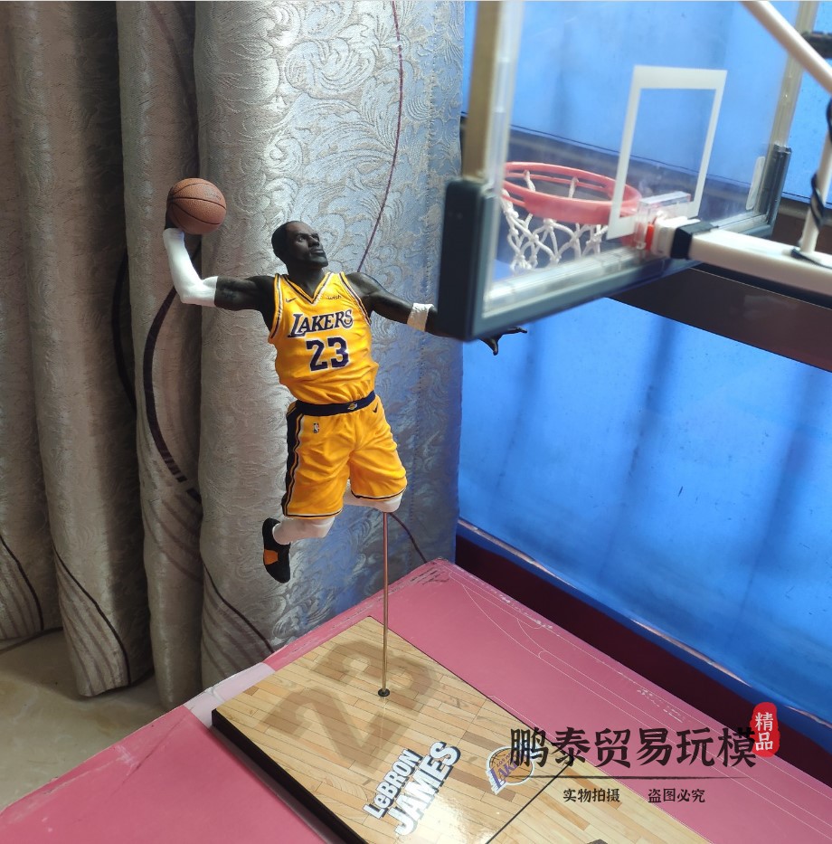 麦克法兰NBA 湖人科比2k19詹姆斯手办模型1/9兵人可动篮球星玩具 - 图1