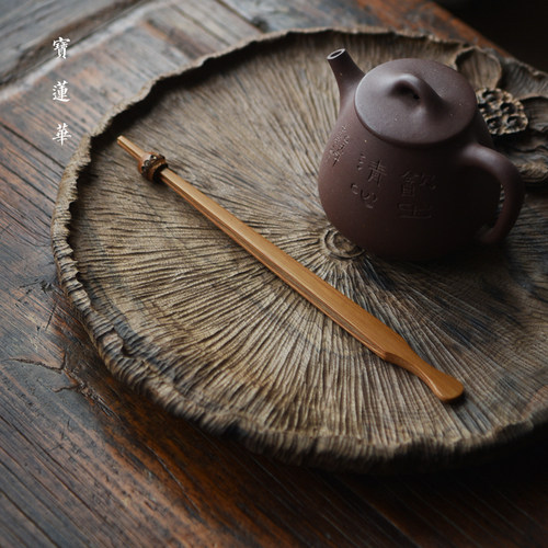 老竹夹茶叶夹 专用茶道清理竹茶夹 茶盘茶渣清除夹子六君子零配件 - 图3