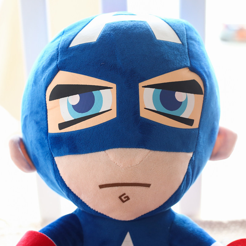 英雄联盟玩偶复仇者联盟公仔英雄毛绒玩具抓机娃娃蜘蛛侠钢铁侠美国队长玩偶