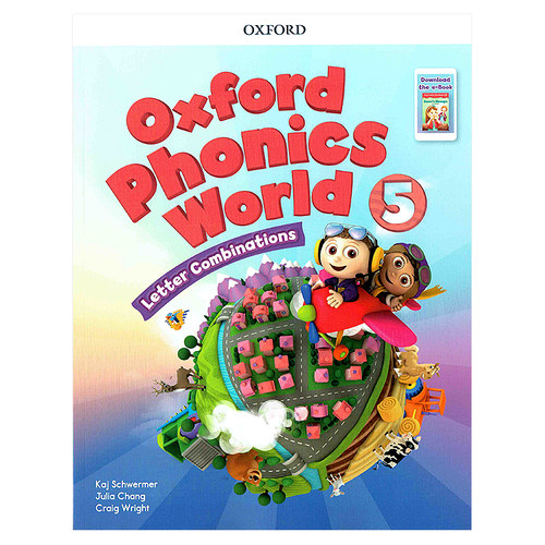 新版 Oxford Phonics World 5级别学生套装 含E-Book 牛津英语拼读世界OPW5 少儿英语自然拼读phonics字母组合 五年级送教师资源 - 图3
