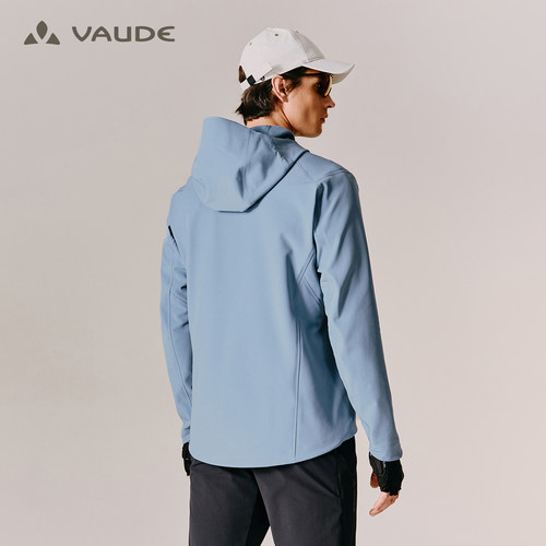 【中空保暖纱】VAUDE巍德博登PLUS加绒软壳衣户外防风防泼外套男 - 图3