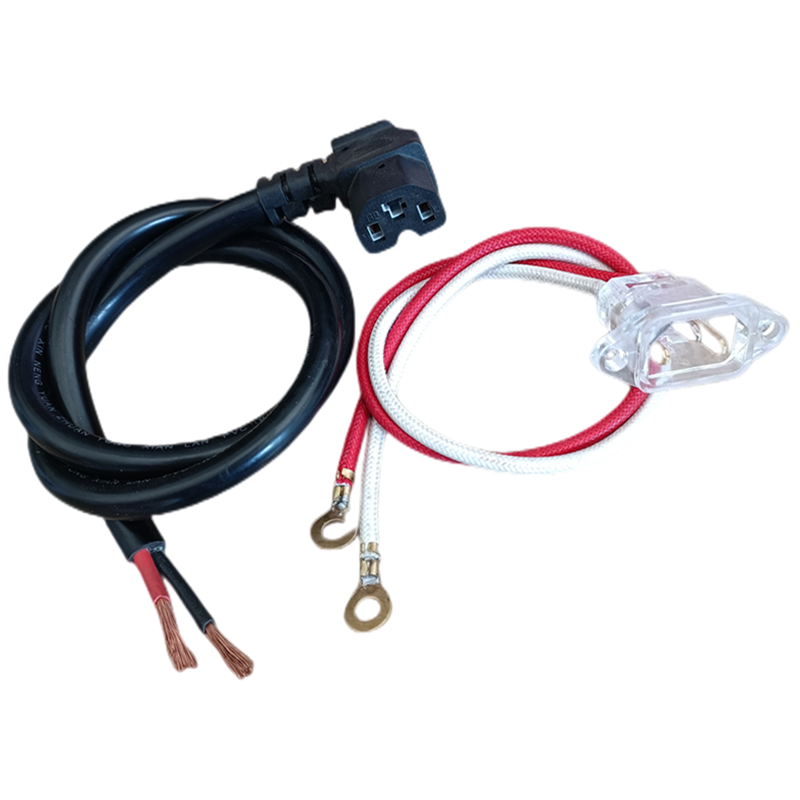 电动车充电头公母优质电瓶三轮车带盖插座电池连接线电源线插头 - 图3