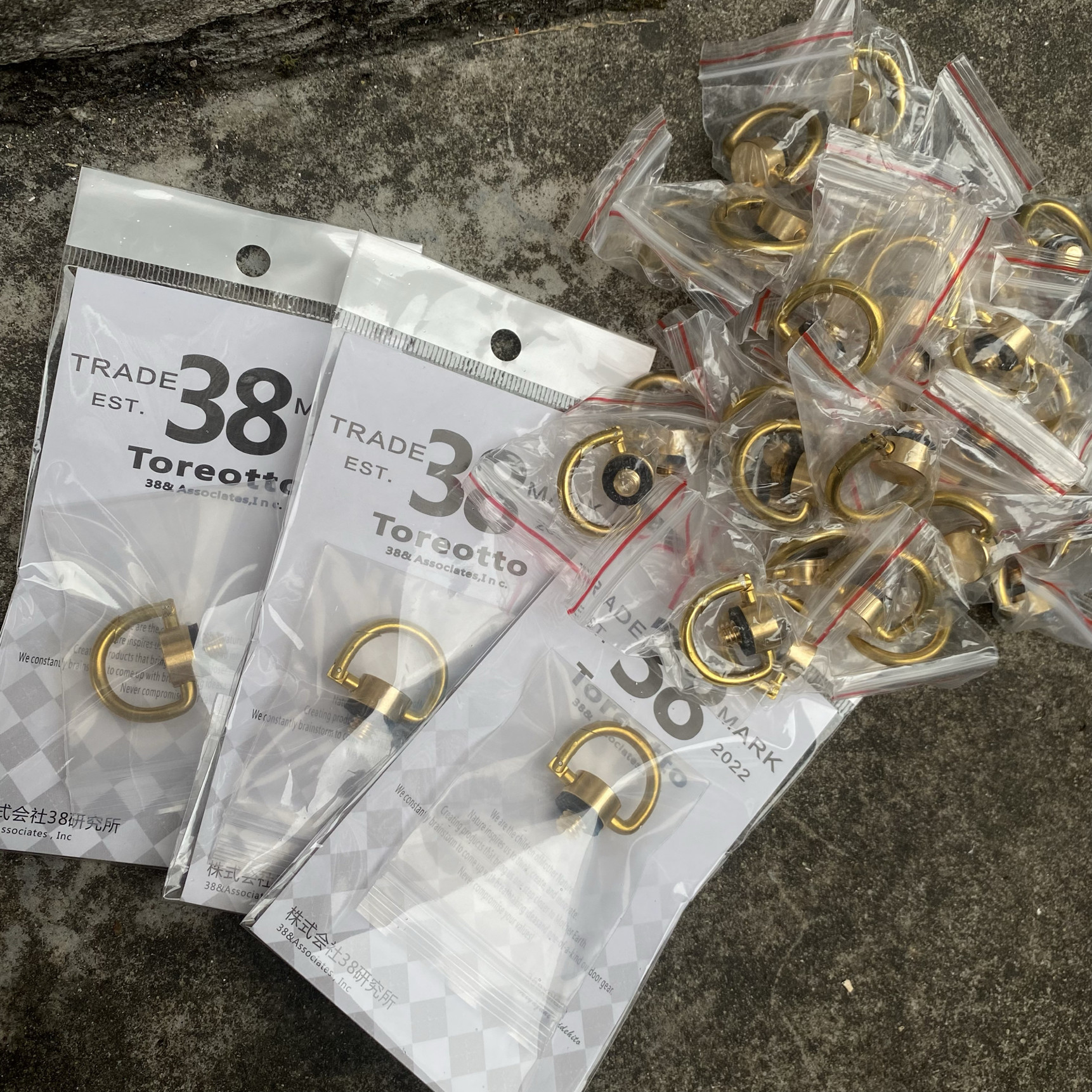 户外露营配件新款黄铜38灯D扣Dsnap38露营灯1/4螺纹通用开口环,淘宝优惠券,粉丝福利购,淘宝优惠卷