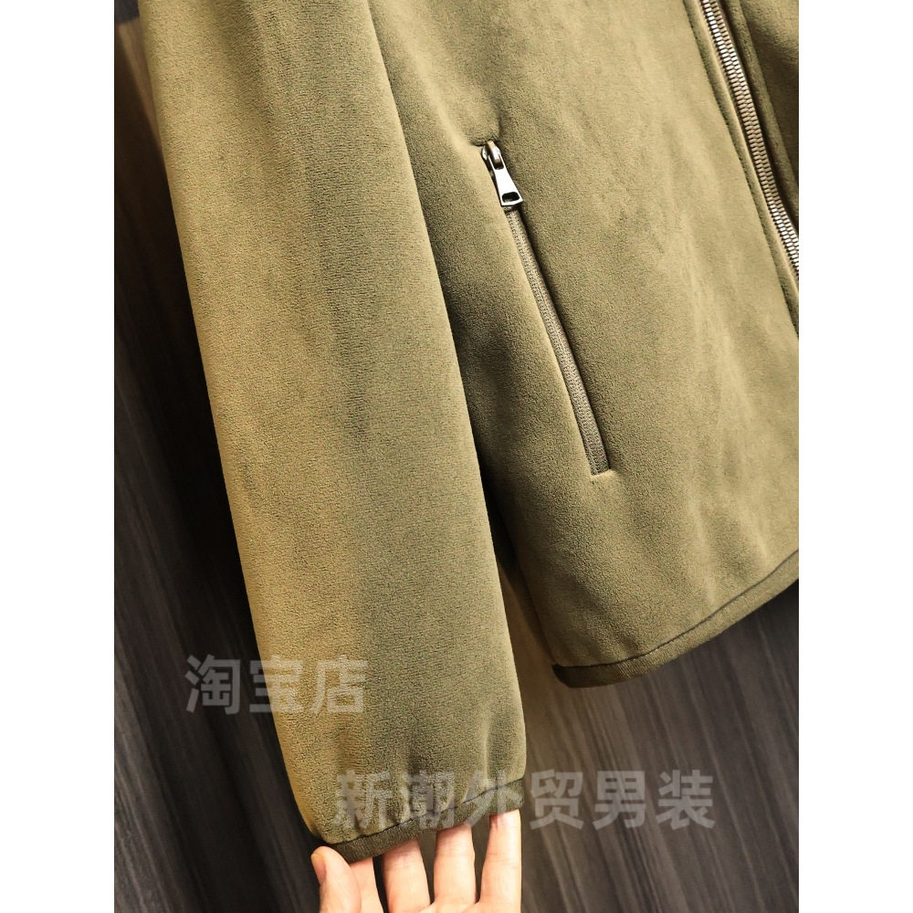 山系轻户外！细密奥粒绒！秋冬贴袋百搭纯色抓绒衣时尚立领夹克男,淘宝优惠券,粉丝福利购,淘宝优惠卷