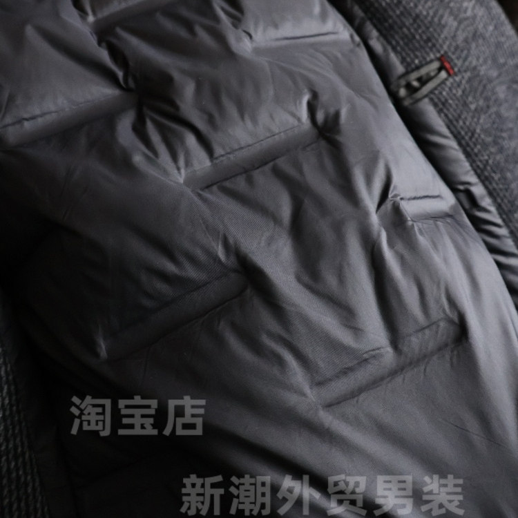 线下2k+~高端牛货！秋冬男士压胶充绒笔挺有型平驳领羽绒西服外套,淘宝优惠券,粉丝福利购,淘宝优惠卷