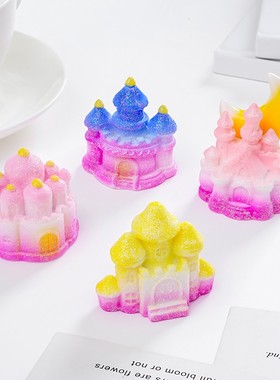 梦幻童话月亮城堡树脂摆件