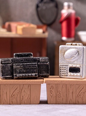 微景观创意怀旧复古电视机家具