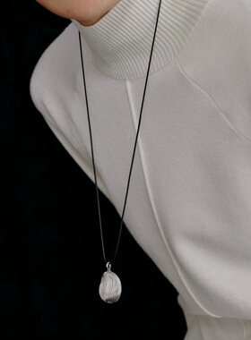 缚光不规则拉丝项链女轻奢新中式