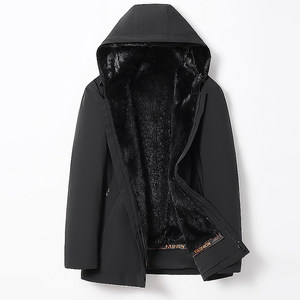 凯撒德派克服男士短款水貂内胆貂皮大衣尼克服整貂皮草外套2025款