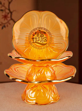 供盘佛前家用水果盘供佛神台贡品