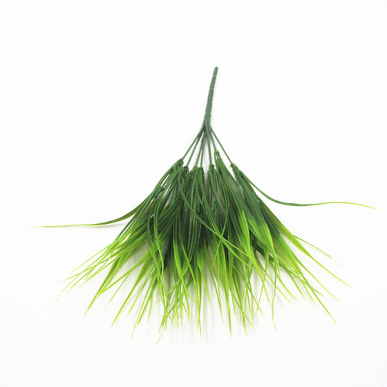 Simulated green plant decoration plastic fake grass rice seedlings