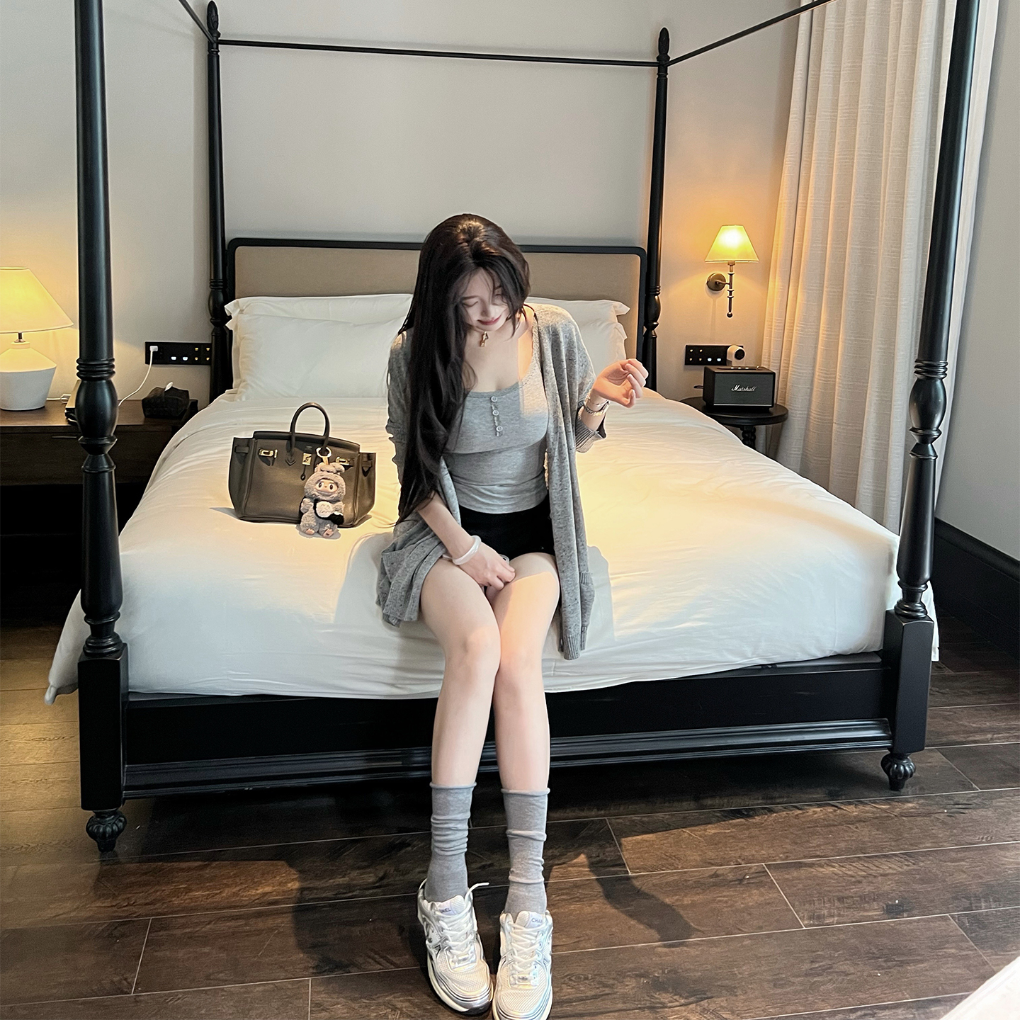 【乖乖宝贝】MISS CHANGE/莱赛尔纯欲蕾丝花边纽扣免穿bra吊带 - 图2