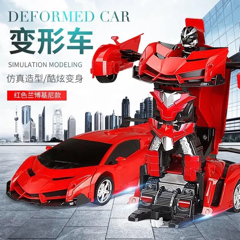 变形遥控汽车金刚机器人可充电赛车 顺顺母婴电动/遥控车