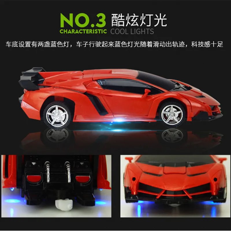 变形遥控汽车金刚机器人可充电赛车 顺顺母婴电动/遥控车