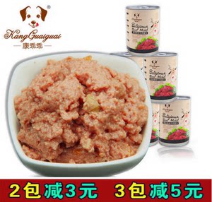 康乖乖牛肉狗狗罐头375g*6狗罐头湿粮泰迪金毛宠物幼犬粮拌饭零食