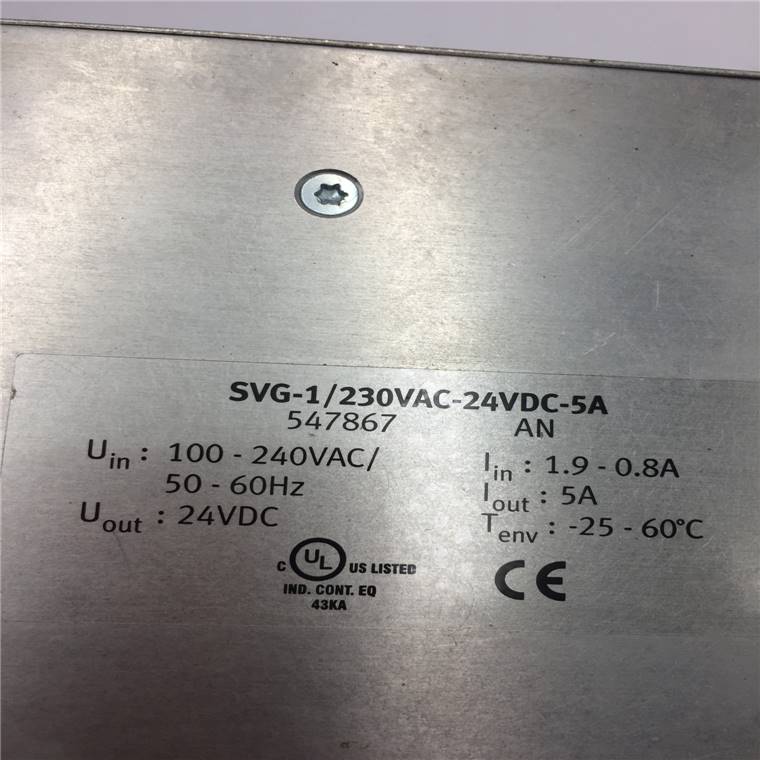 FESTO 电源 SVG-1/230VAC-24VDC-5A 547867 (119) - 图0