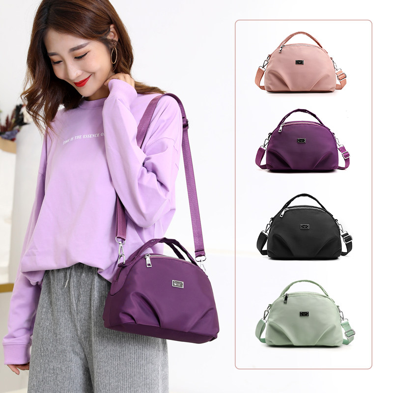 尼龙帆布女2020新款休闲迷你斜挎包 艾果果箱包女士包袋