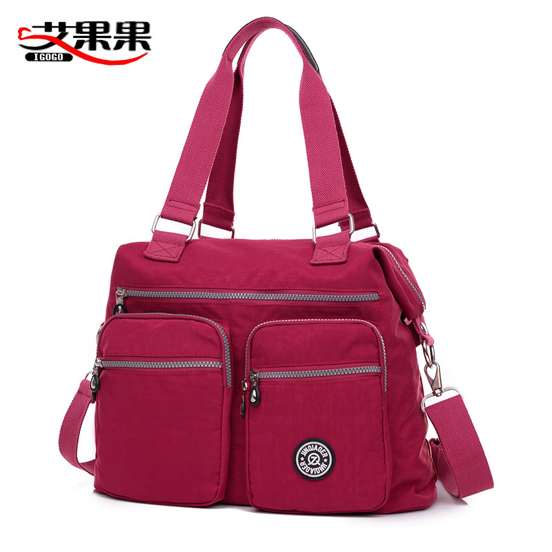 大包女士牛津布包女2025新款时尚潮韩版单肩斜挎包防水尼龙帆布包 - 图0