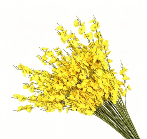 黄色仿真花高级感逼真向日葵假花花朵插花花材婚庆花花束婚礼花艺 - 图3