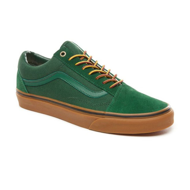 dark green high top vans