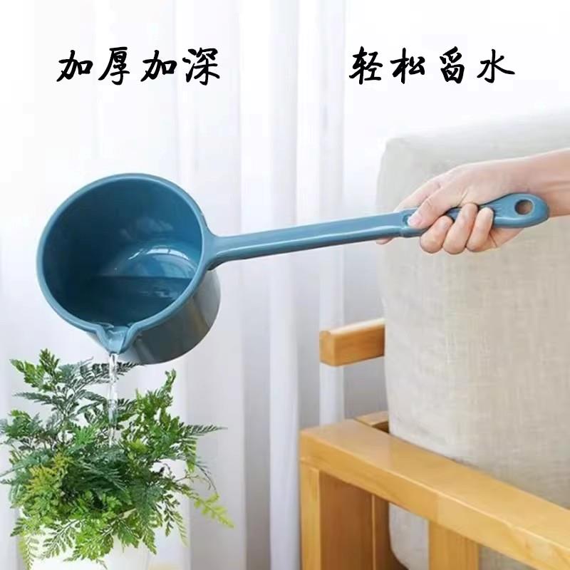 长柄水瓢漂流舀子水瓢儿童洗头勺子家用厨房加厚塑料水勺洗澡舀 - 图2
