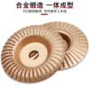 Complete collection of tools and accessories for carpentry polishing wheels