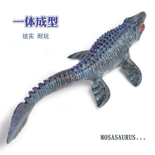 沧龙玩具模型巨齿鲨邓氏鱼滑齿龙仿真远古海洋动物儿童恐龙玩具男 - 图0