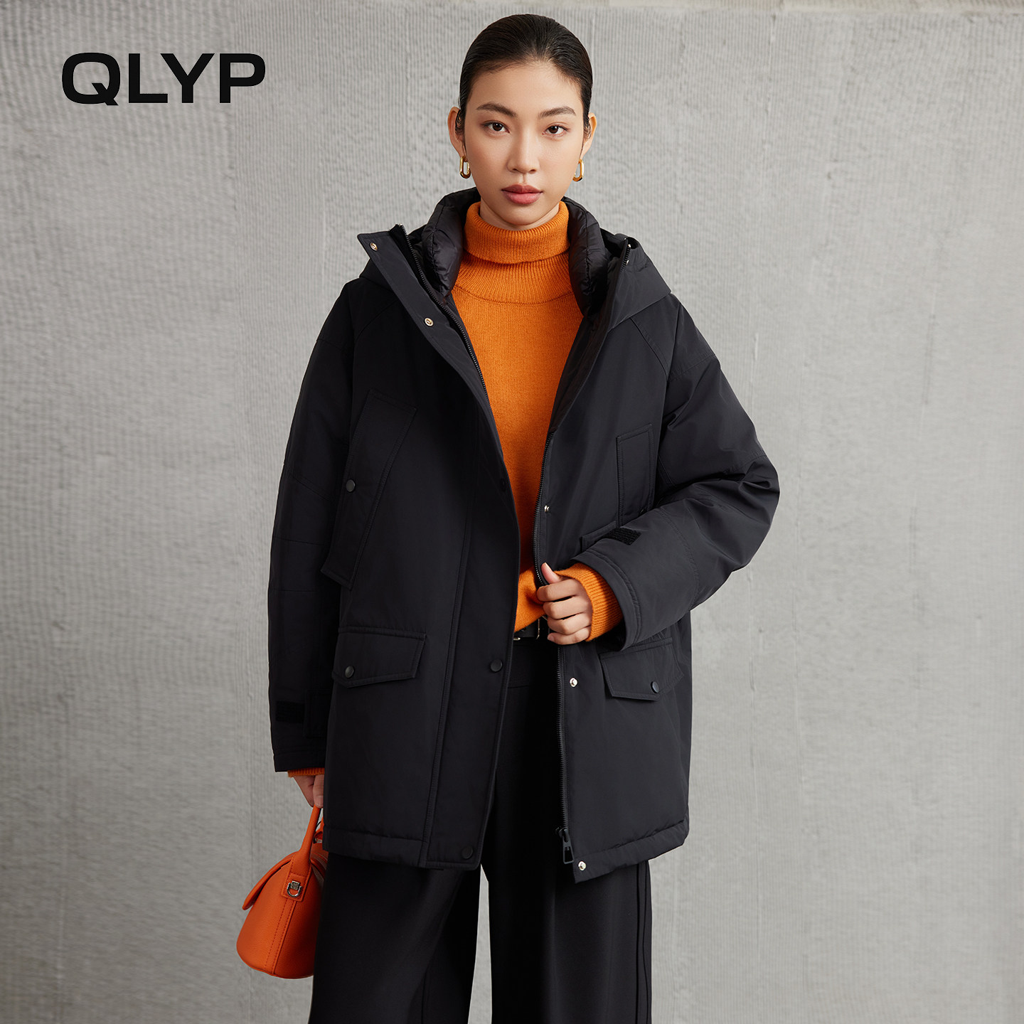 高端加厚保暖女羽绒服冬季宽松中长款连帽运动99106,淘宝优惠券,粉丝福利购,淘宝优惠卷