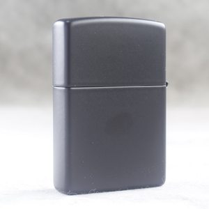 zippo之宝防风煤油打火机美版 黑哑漆 烟斗机 218PL