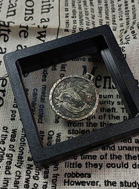 12十二星座铜牌早期回流 vintage复古个性车包吊坠 项链挂牌饰品