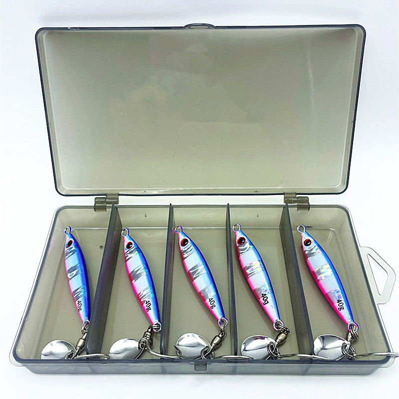小胖子铁板带亮片带鱼刀鱼鲅鱼马鲛鱼15g30g40g60g80g海钓路亚饵 - 图3