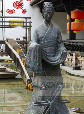 室外景观渤言雕塑铜观赏复古