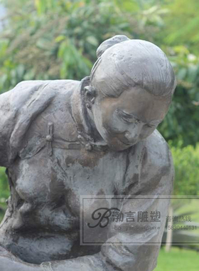 室外摆件渤言雕塑玻璃钢观赏复古