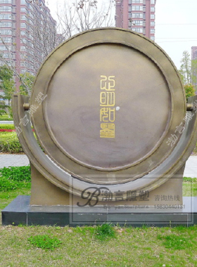 户外明镜台雕塑玻璃钢观赏复古