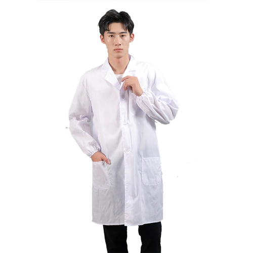 Магазин возвращается к тысячам шести размеров тонкие сезоны, Four Seasons White Coat Студент Экспериментальный сервисная фабрика действительно хорошая ткань