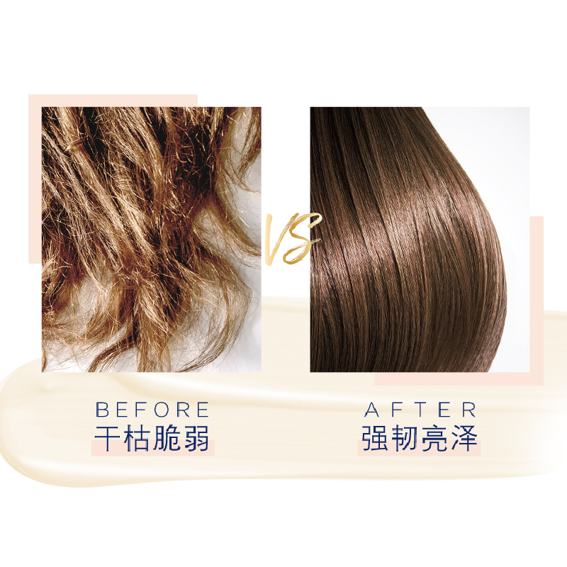 联合利华官方旗舰店【立即抢购】多芬小金碗氨基酸发膜非护发素烫染修护女柔顺280g*23
