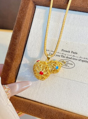 古法葫芦项链女福禄平安转运挂件