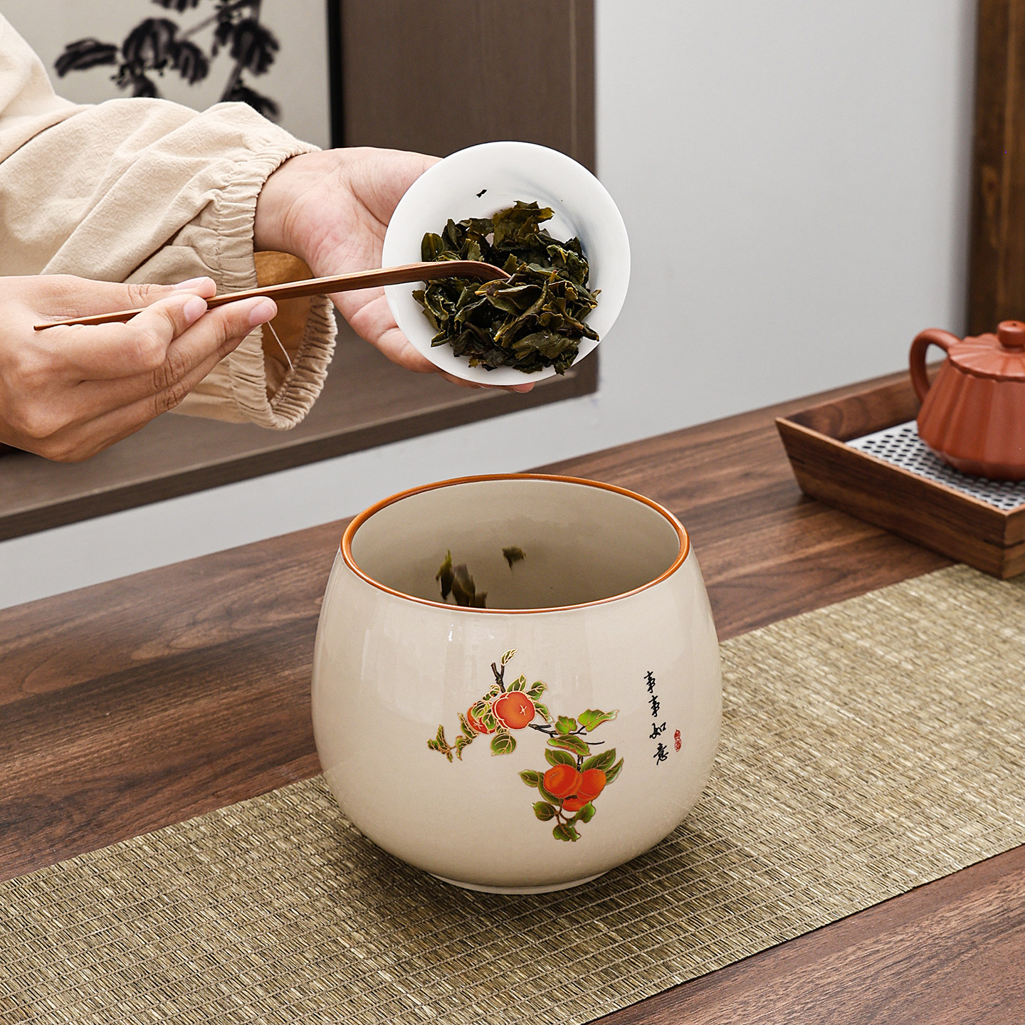 茶洗家用陶瓷茶渣缸大小号水盂建水废水桶功夫茶道配件茶水缸杯洗,淘宝优惠券,粉丝福利购,淘宝优惠卷