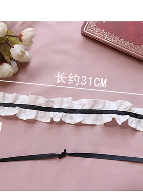 布艺缎带系带女可水洗项链