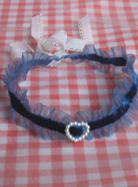 choker防过敏弹力蕾丝系带项圈