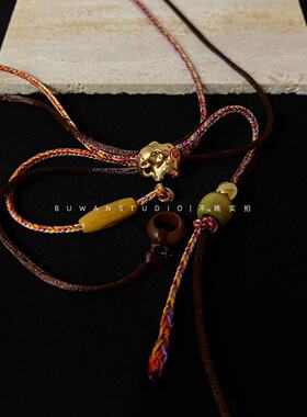 复古民族风新中式项链手链毛衣链