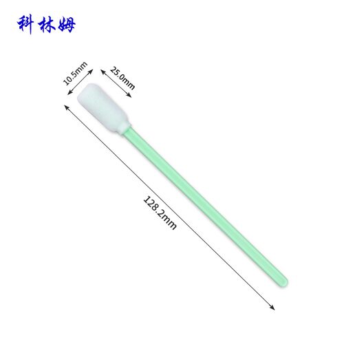 海绵刷子CM-FS712海绵头无尘棉签净化擦拭棒喷头清洁棉棒50支/包 - 图2
