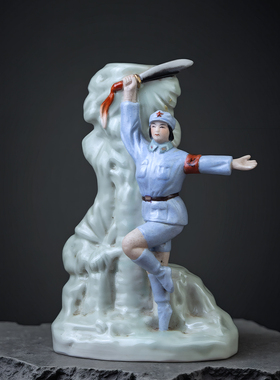 景德镇回流红色娘子军台灯